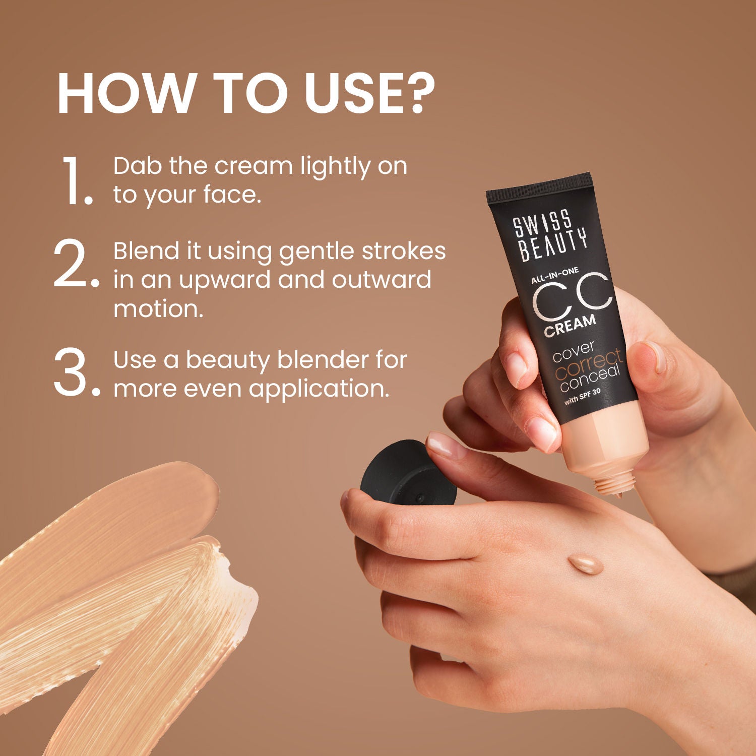 All-In-One CC Cream Cover Correct & Conceal