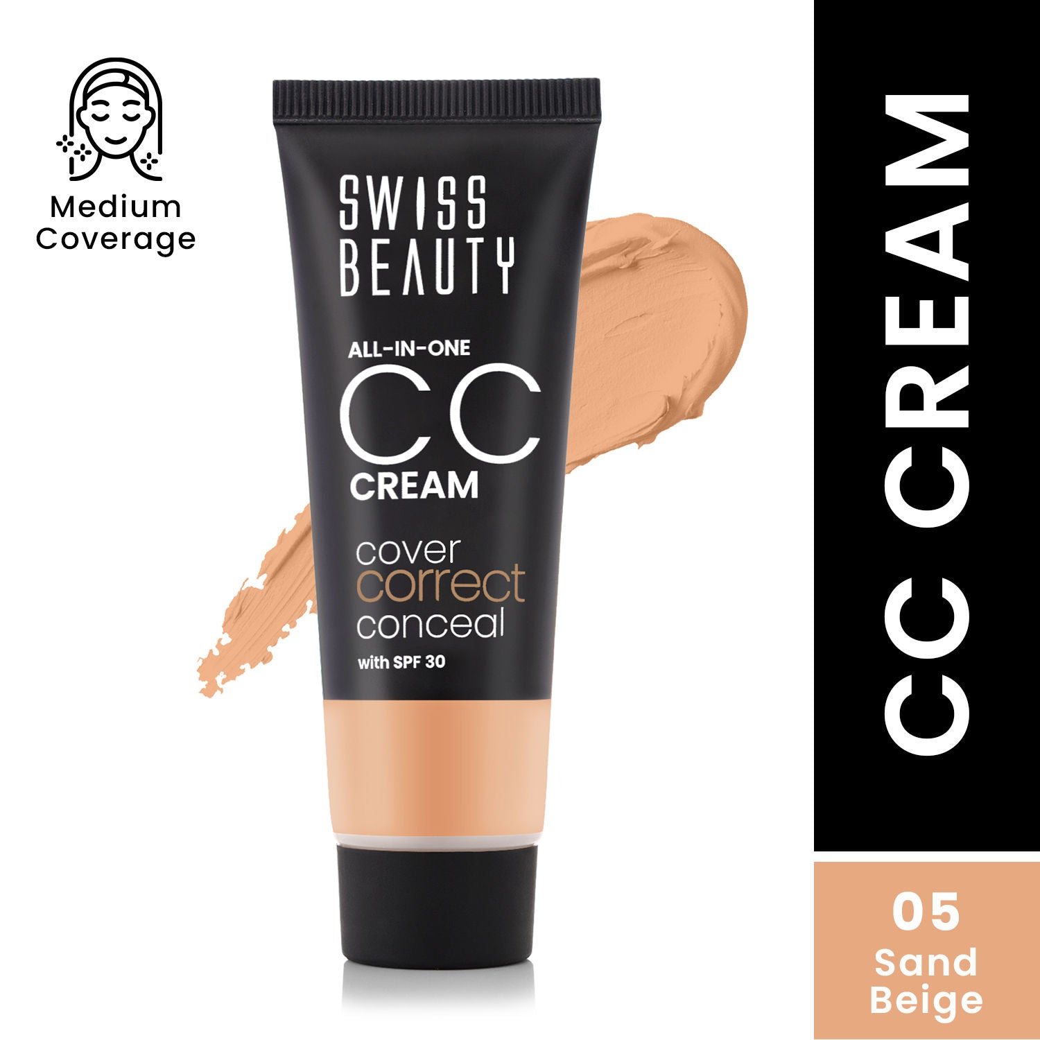 All-In-One CC Cream Cover Correct & Conceal - 05 Sand Beige