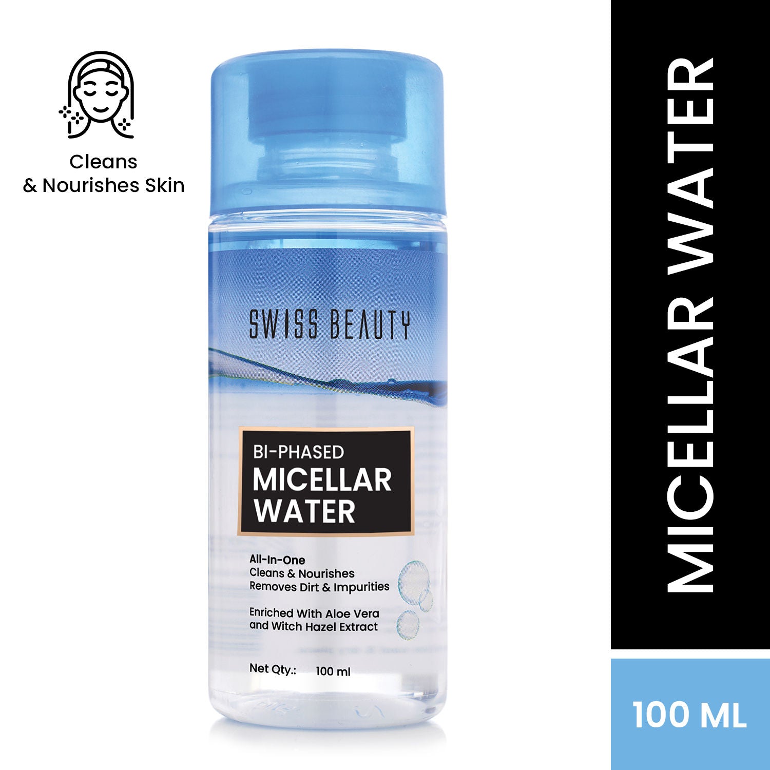 Bi-Phased Micellar Cleansing Water