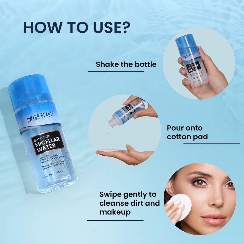 Bi-Phased Micellar Cleansing Water