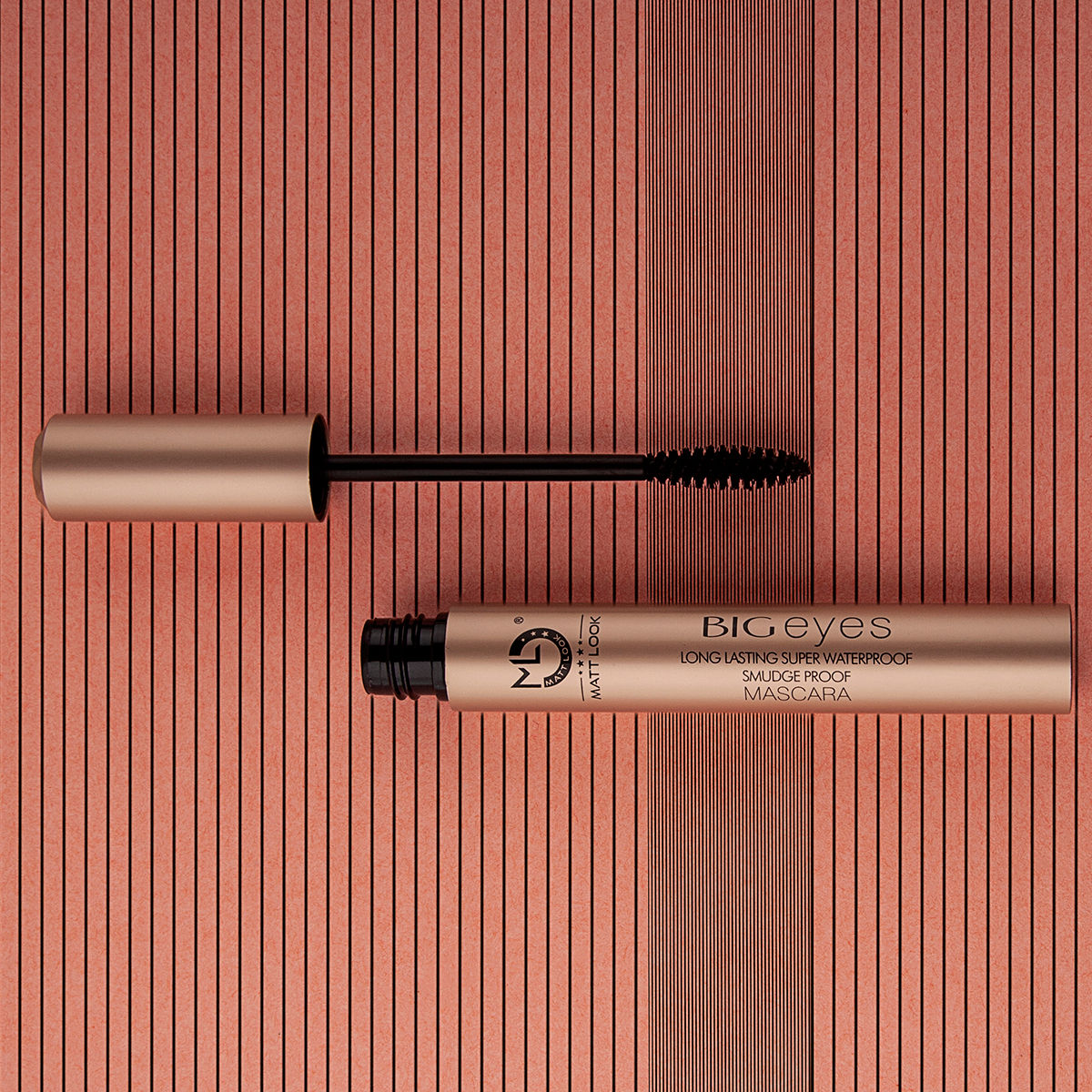 Big Eyes Long Lasting Super Waterproof Smudge Proof Mascara - Black