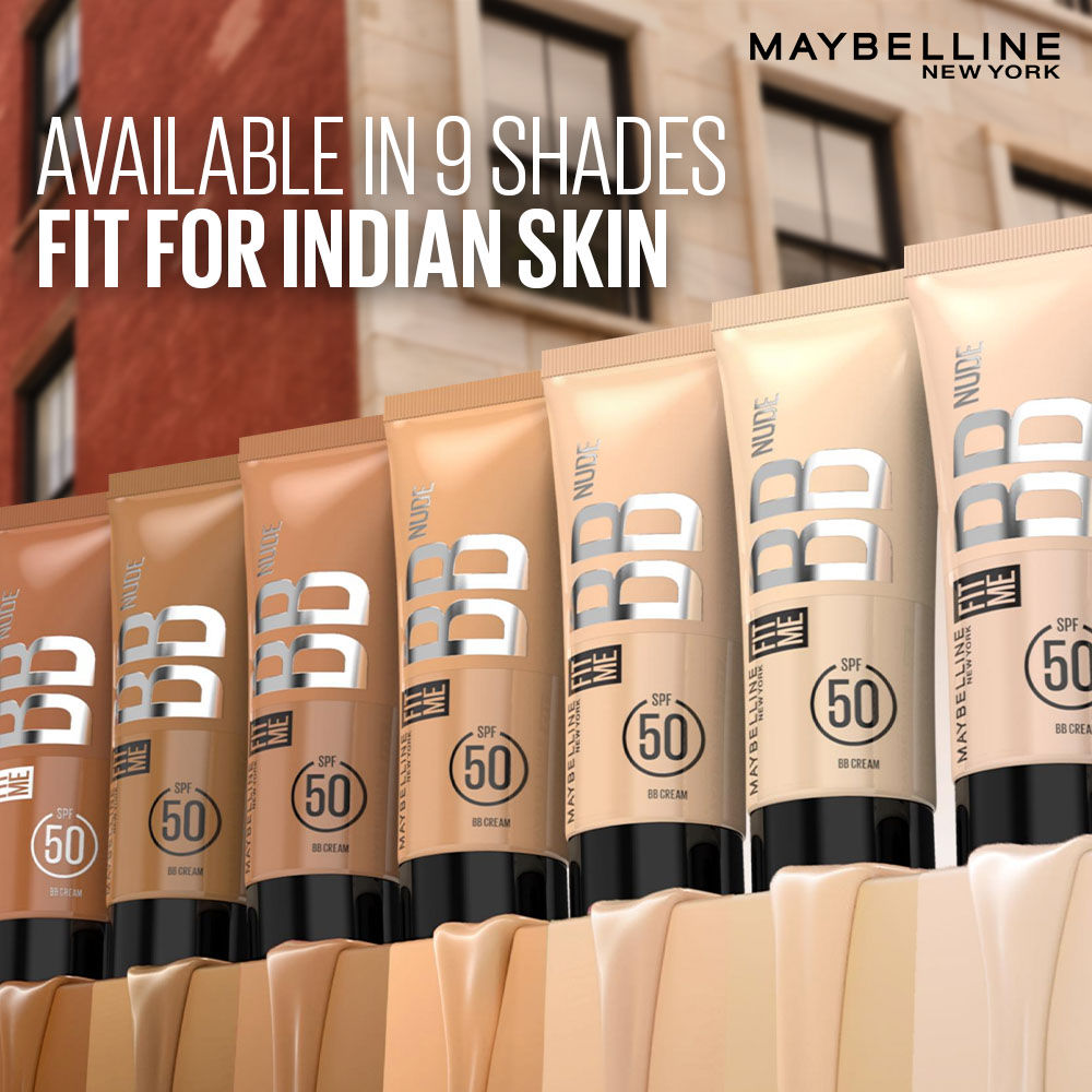 Fit Me Glow BB Skin Tint, SPF 50, Niacinamide, Normal to Dry Skin