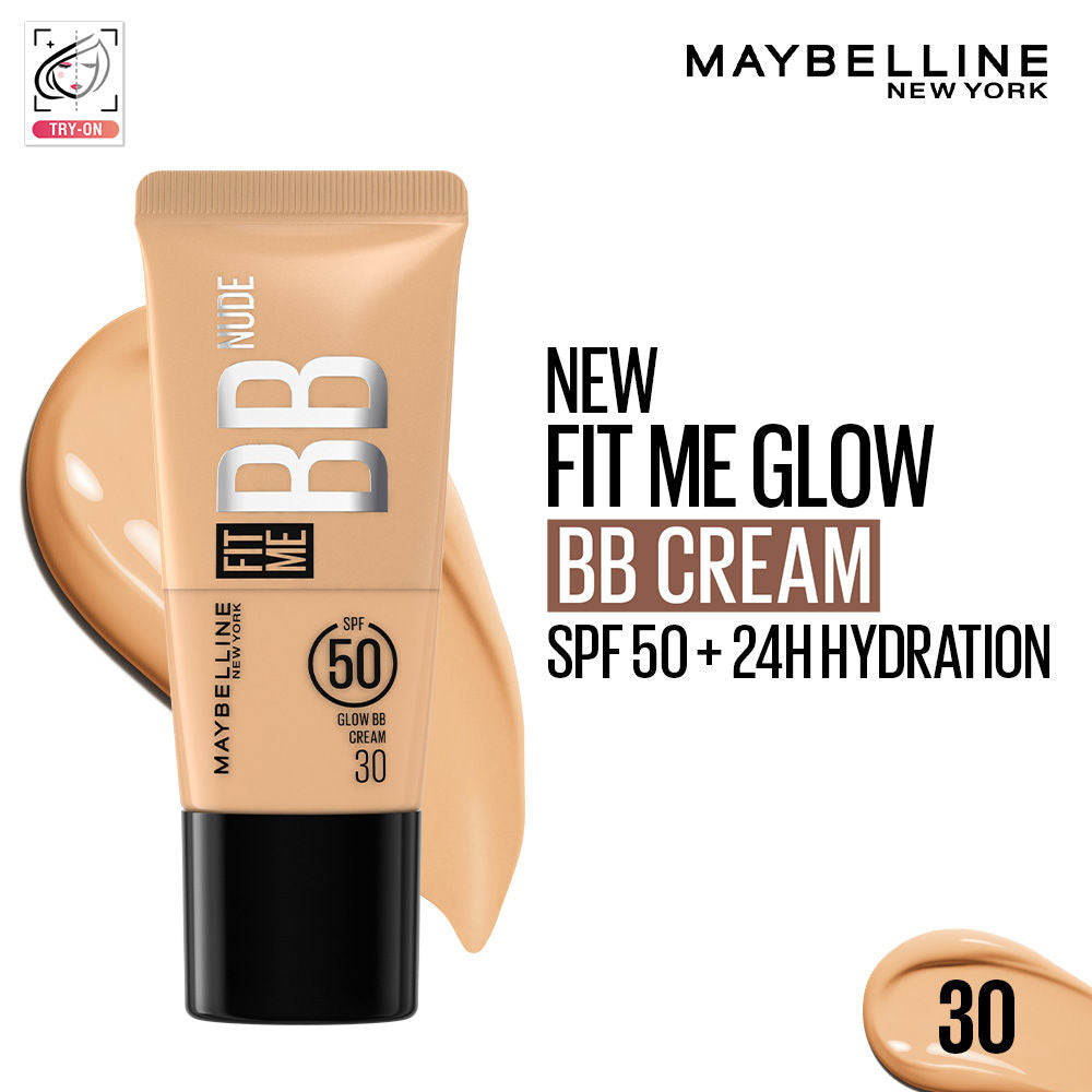 Fit Me Glow BB Skin Tint, SPF 50, Niacinamide, Normal to Dry Skin - 30