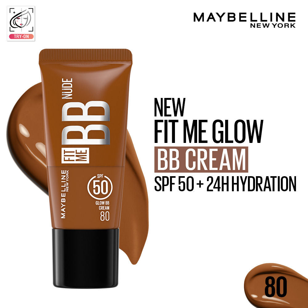 Fit Me Glow BB Skin Tint, SPF 50, Niacinamide, Normal to Dry Skin - 80