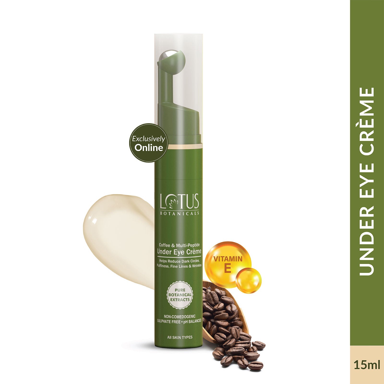 Coffee and Multi-Peptide Under Eye Creme