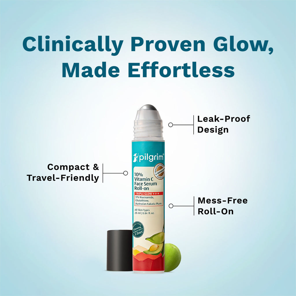 10%Vitamin C Serum Roll-On Triple Glow+++ 5%