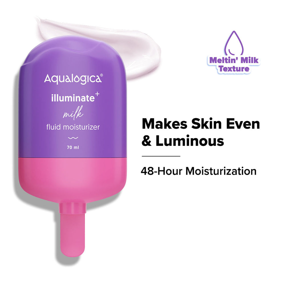 Illuminate + Milk Fluid Moisturizer For Oily To Combination Skin