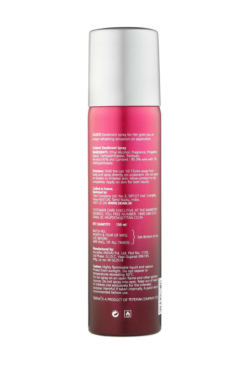 Deodorant Spray Celeste For Women(150ml)