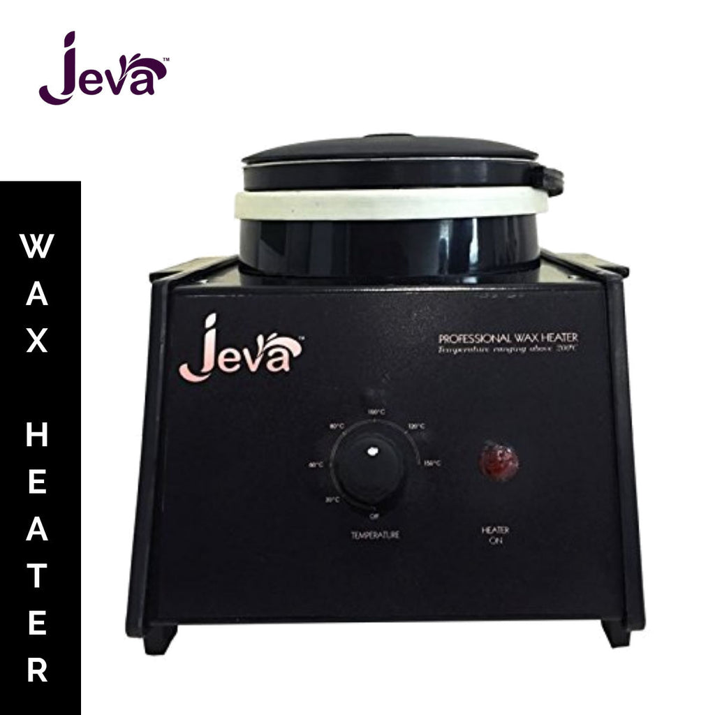 Single Wax Heater - Black Metal Professional Wax Warmer for Smooth Hair Removal
