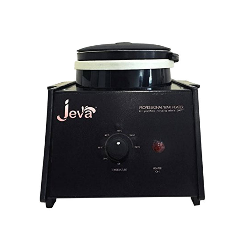 Single Wax Heater - Black Metal Professional Wax Warmer for Smooth Hair Removal
