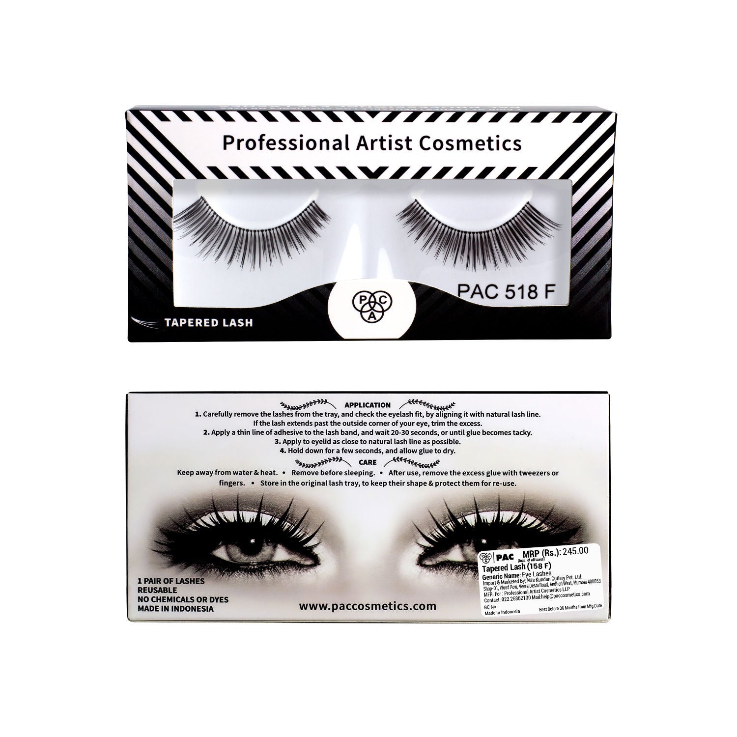Tapered Lash - 518 F