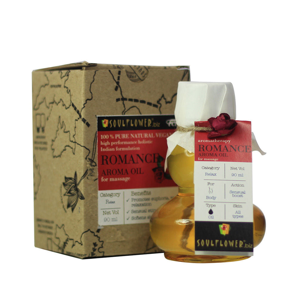 Romance Aroma Massage Oil for Muscle Relaxation, Aromatherapy, Couple, Men & Women