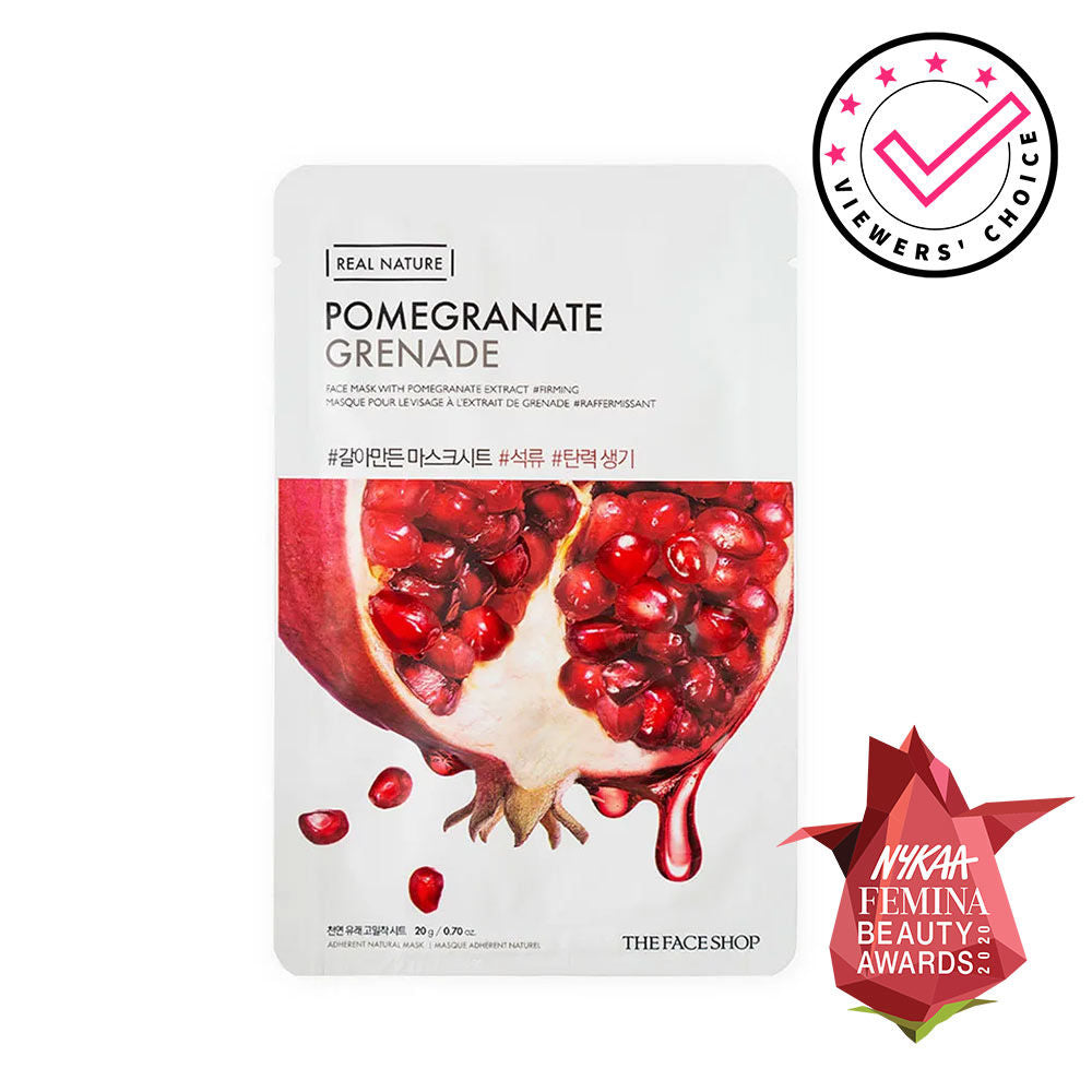 Real Nature Face Mask - Pomegranate